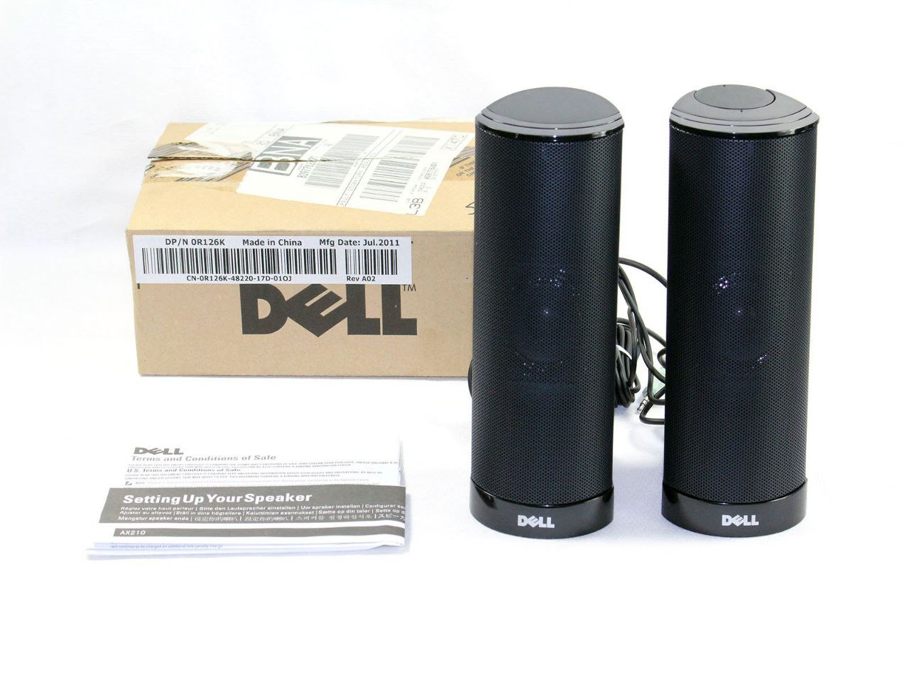 Dell AX210 USB Stereo Speakers